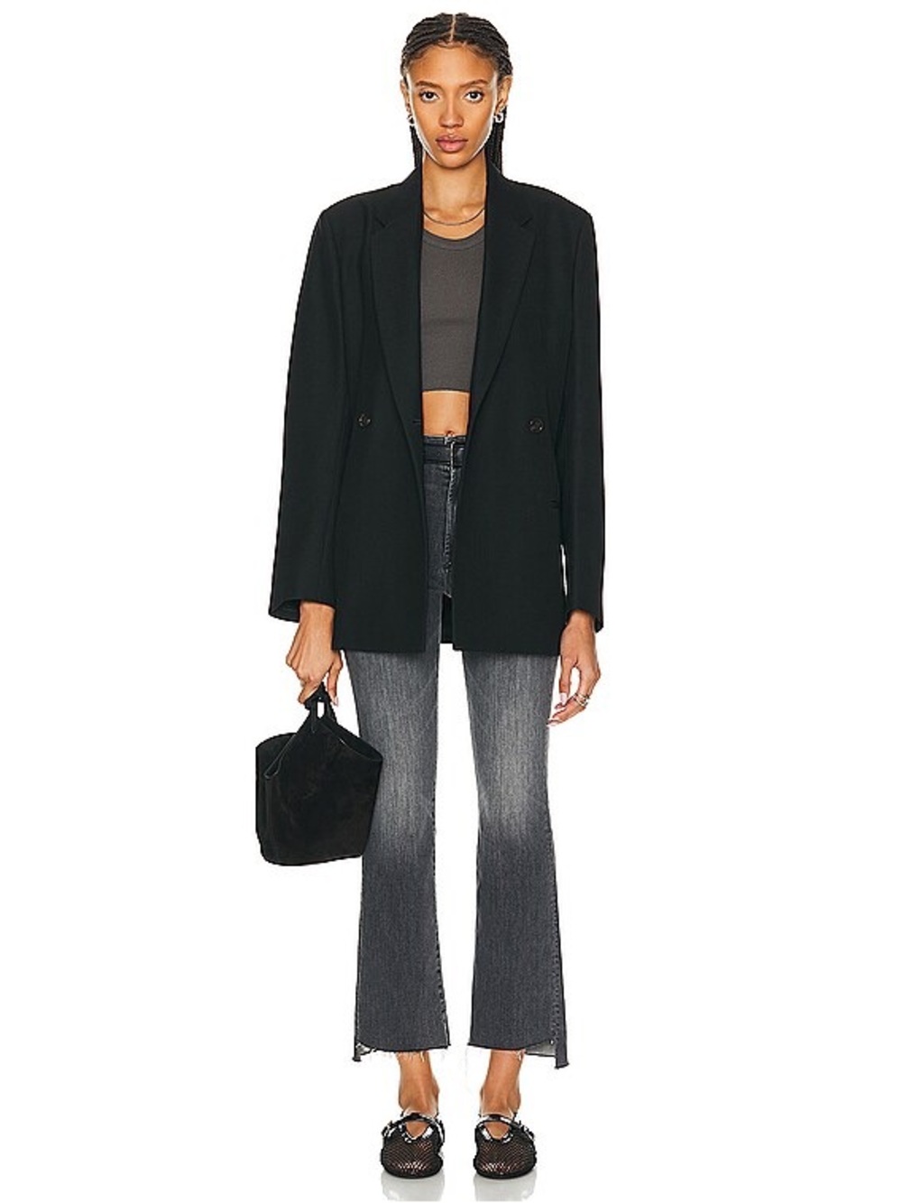 MOTHER “The Insider Crop Step Fray” Save Your Soul Jeans Size 27